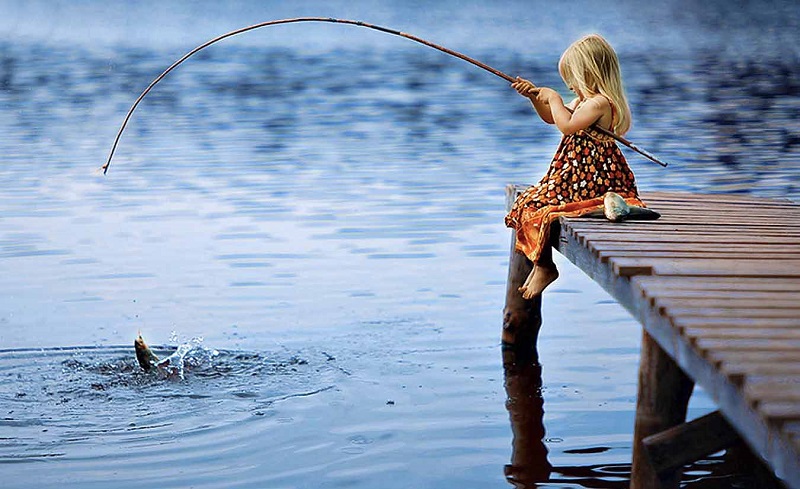 mơ bắt cá